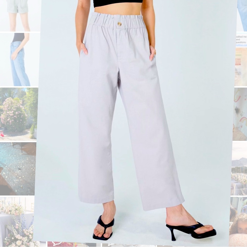 UNPUBLISHED PULL ON HIGH WAIST PANTS